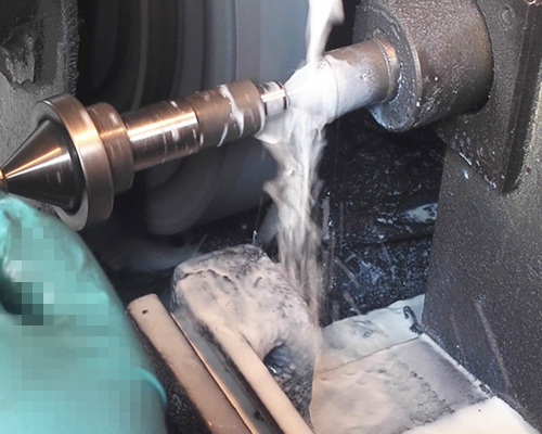 шлифовка заготовки живой центр-MWMECHPARTS